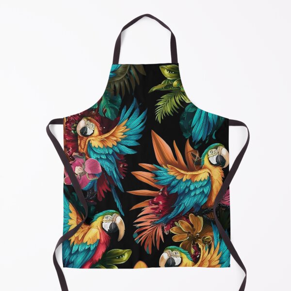 Item preview, Macaw parrots bird art designed and sold by DunuStore.