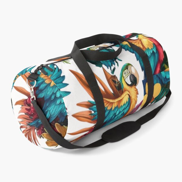 Item preview, Macaw parrots bird art designed and sold by DunuStore.