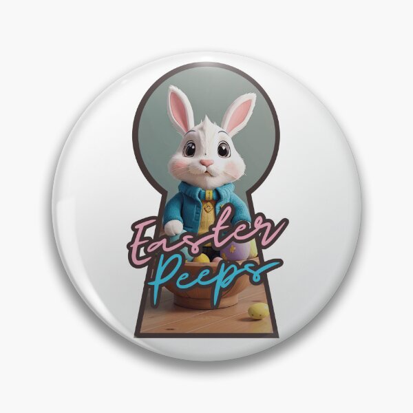 Artikelvorschau, Easter Peeps: Hase im Schlüsselloch, eine spielerische Überraschung entworfen und verkauft von RvinJo8.