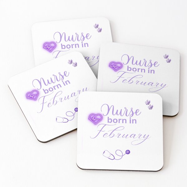 Item preview, Nurse Born in February designed and sold by DuchessNursDsgn.