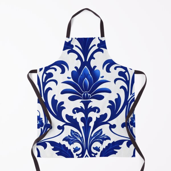 Item preview, Abstract Delfts Blue Dutch Porcelain Pattern designed and sold by TheArtOfPat.