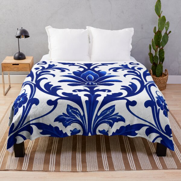 Item preview, Abstract Delfts Blue Dutch Porcelain Pattern designed and sold by TheArtOfPat.