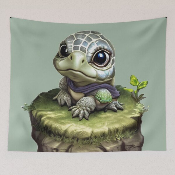 Item preview, Cute shy baby turtle designed and sold by Astralia.