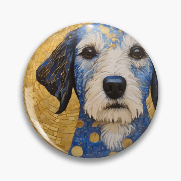 Item preview, Gustav Klimt Dog with Blue and Gold Costume designed and sold by Vicky Brago-Mitchell®.