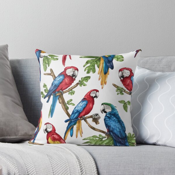 Item preview, macaw parrot bird pattern art designed and sold by DunuStore.