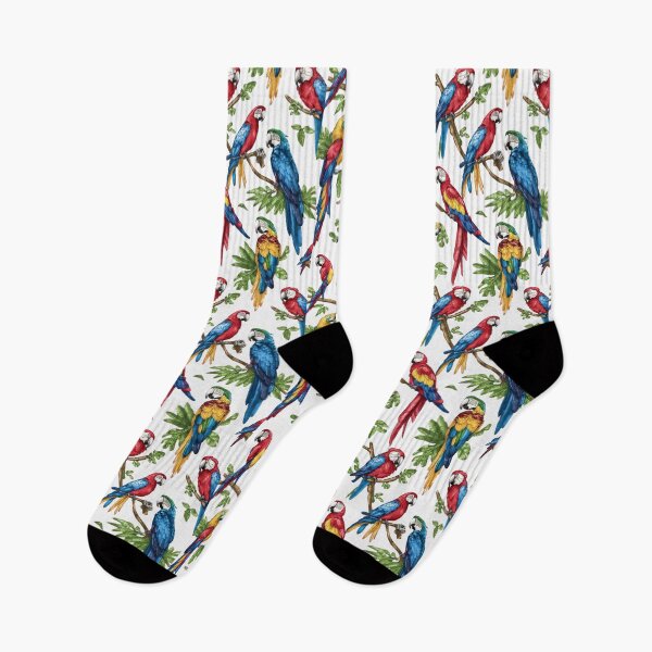 Item preview, macaw parrot bird pattern art designed and sold by DunuStore.