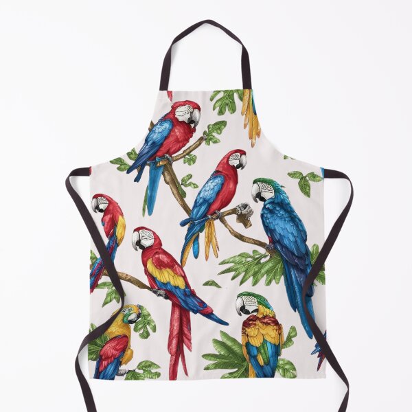 Item preview, macaw parrot bird pattern art designed and sold by DunuStore.