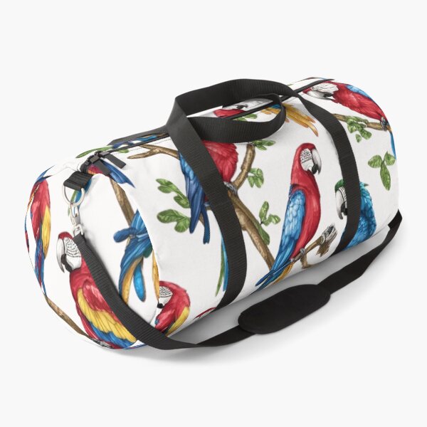 Item preview, macaw parrot bird pattern art designed and sold by DunuStore.