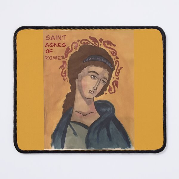 Item preview, Saint Agnes of Rome designed and sold by HappyRandomArt.