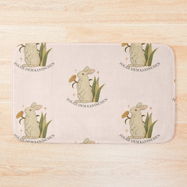 Item preview, Folge dem KANINCHEN | Pastel Pink Background designed and sold by RM-Journey.