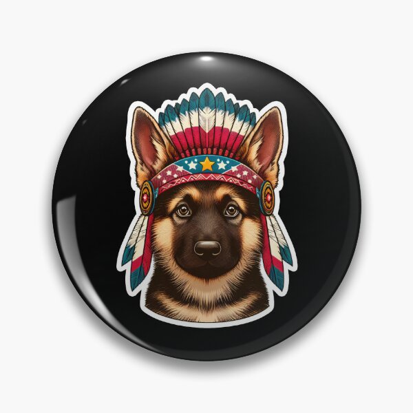 Item preview, German Shepherd puppy Indian designed and sold by ThisDress.