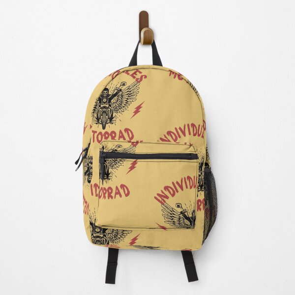 Item preview, Individuelles Motorrad | Motorcycle Illustration | Yellow Background designed and sold by RM-Journey.