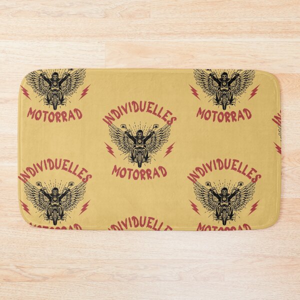 Item preview, Individuelles Motorrad | Motorcycle Illustration | Yellow Background designed and sold by RM-Journey.