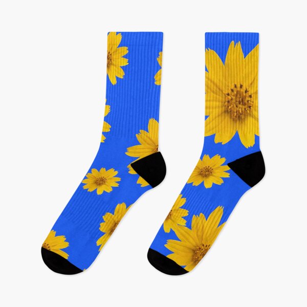 Item preview, Flower Pattern In Blue background designed and sold by Funwaytrend.
