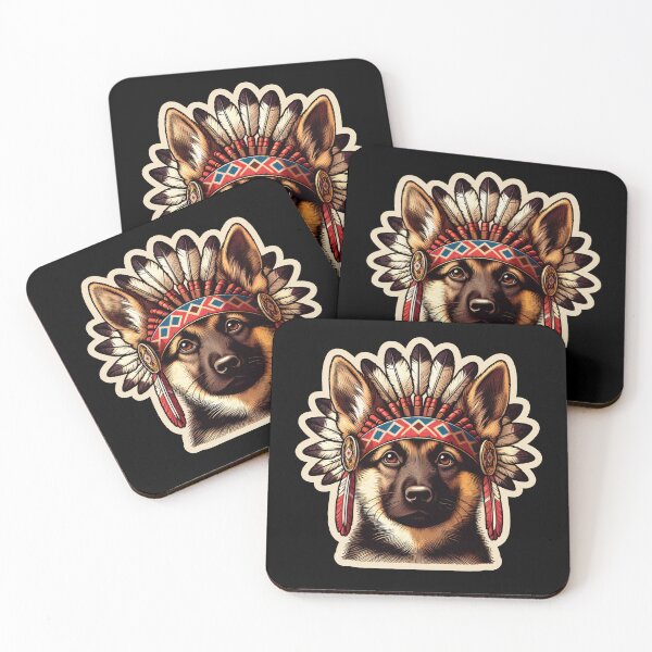 Item preview, German Shepherd puppy Indian designed and sold by ThisDress.