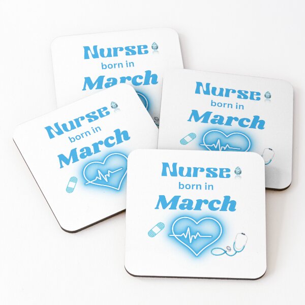 Item preview, Nurse Born in March designed and sold by DuchessNursDsgn.