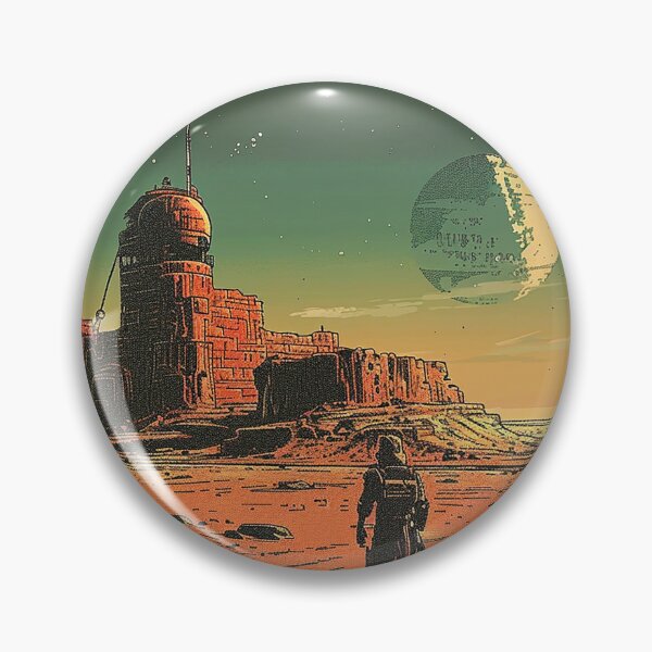 Aperçu de l'œuvre Desert Moon Walker - Œuvre d'art de science-fiction créée et vendue par DW3WD.