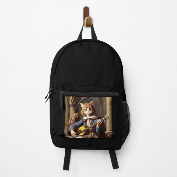 Item preview, The troubadour cat plays the guitar designed and sold by Artbellachi.