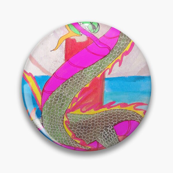 Item preview, Neon dragon designed and sold by Kiruthikaarts.