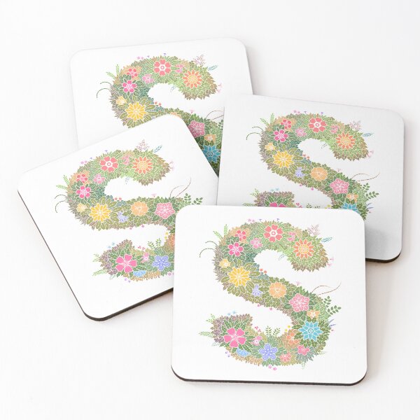 Item preview, Floral Letter "S" WeArePrettierThanFlowers designed and sold by birthflower.