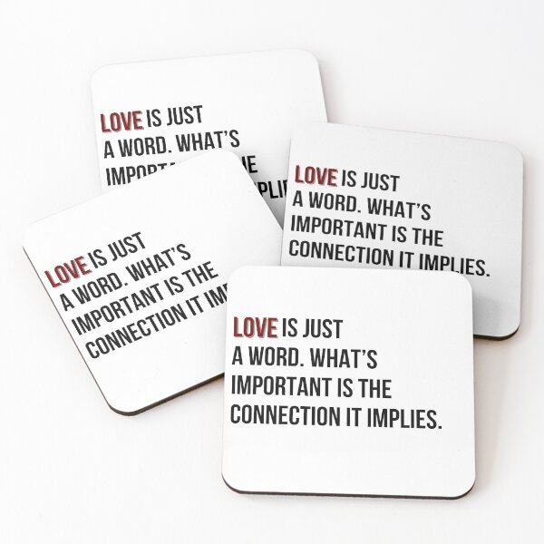 Item preview, Love Is Just A Word. designed and sold by blinkart16.