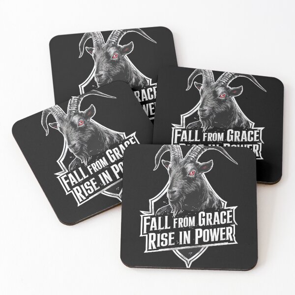 Item preview, Fall From Grace, Rise In Power Satianic Goat Head Cult designed and sold by SpookshowDesign.