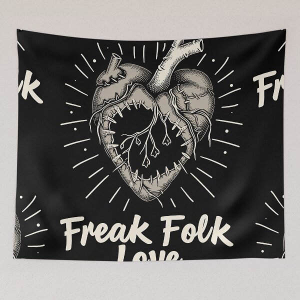 Item preview, Freak Folk Love: Gothic Artistry with a Vintage Music Twist designed and sold by Piotrek0001.