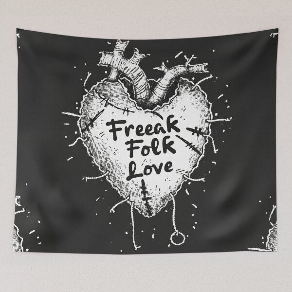 Item preview, Freak Folk Love: Gothic Artistry with a Vintage Music Twist designed and sold by Piotrek0001.