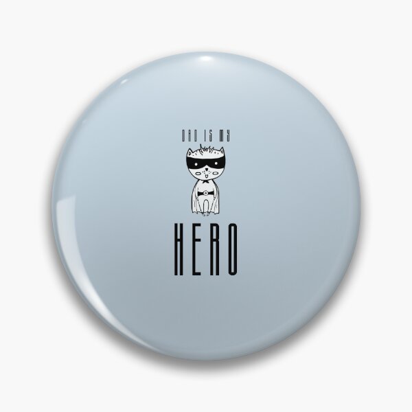 Item preview, Dad is My Hero | Pastel Blue Background designed and sold by RM-Journey.