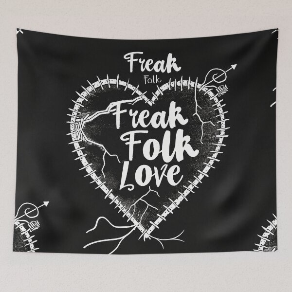 Item preview, Freak Folk Love: Gothic Artistry with a Vintage Music Twist designed and sold by Piotrek0001.