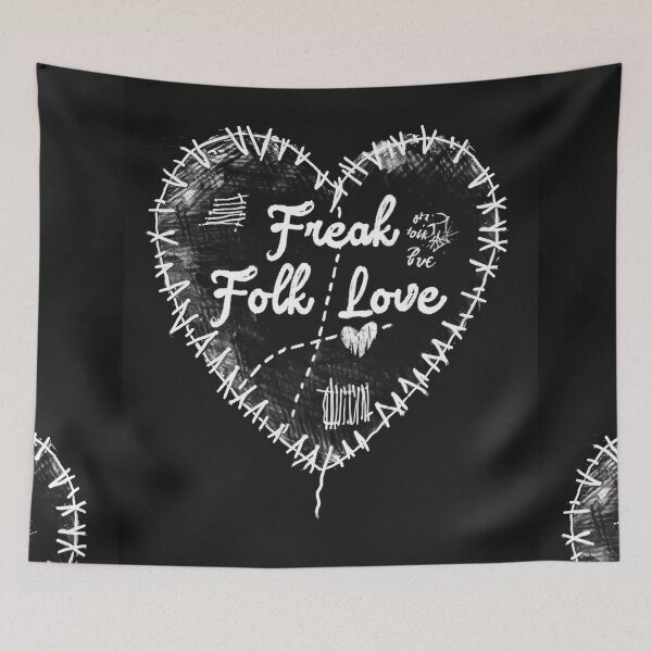 Item preview, Freak Folk Love: Gothic Artistry with a Vintage Music Twist designed and sold by Piotrek0001.