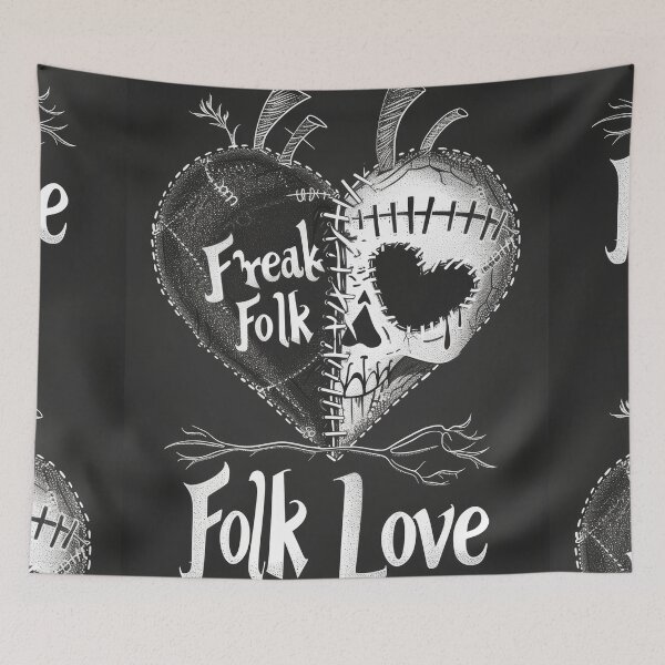 Item preview, Freak Folk Love: Gothic Artistry with a Vintage Music Twist designed and sold by Piotrek0001.