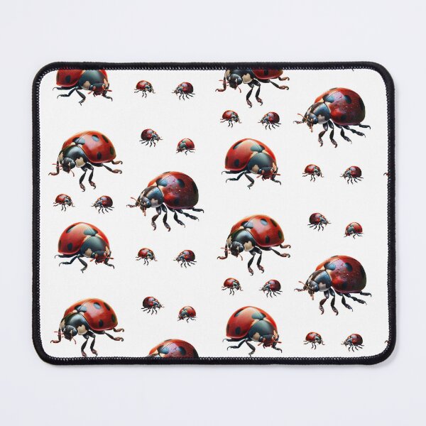 Item preview, Ladybug Sticker Set Red Lady Bugs designed and sold by CritterManiaUK.