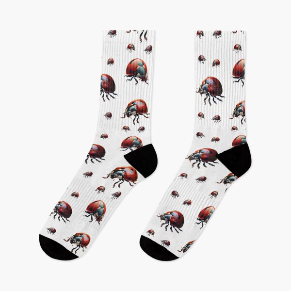 Item preview, Ladybug Sticker Set Red Lady Bugs  designed and sold by CritterManiaUK.
