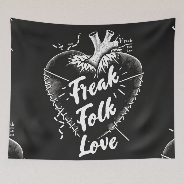 Item preview, Freak Folk Love: Gothic Artistry with a Vintage Music Twist designed and sold by Piotrek0001.