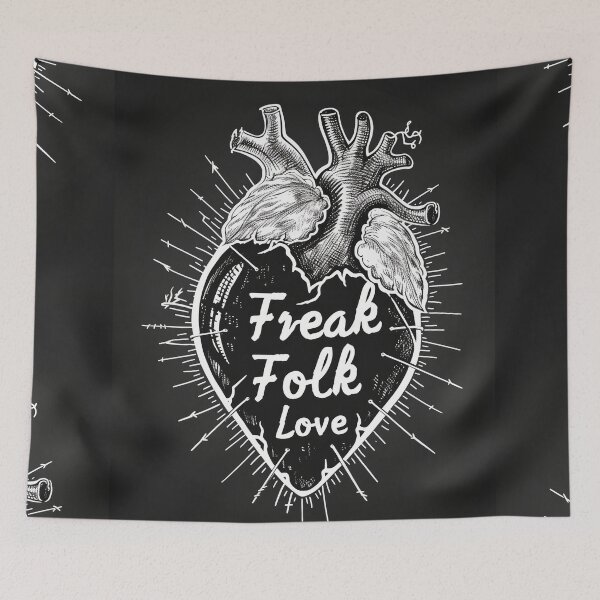 Item preview, Freak Folk Love: Gothic Artistry with a Vintage Music Twist designed and sold by Piotrek0001.