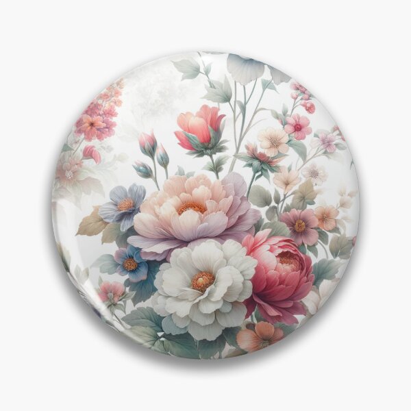 Artikelvorschau, Blumen-Gänseblümchen- und Rosen-Aquarellmuster-Telefonaufkleber-Shirt entworfen und verkauft von AlexisValeska.