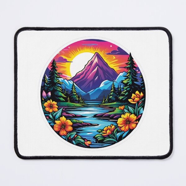 Item preview, Colorful mountains: a feast for the eyes designed and sold by Ink-Kreativ.