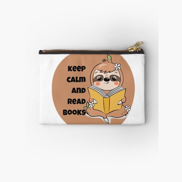 Item preview, Keep calm and read books | sloth reader designed and sold by Mimi Y..