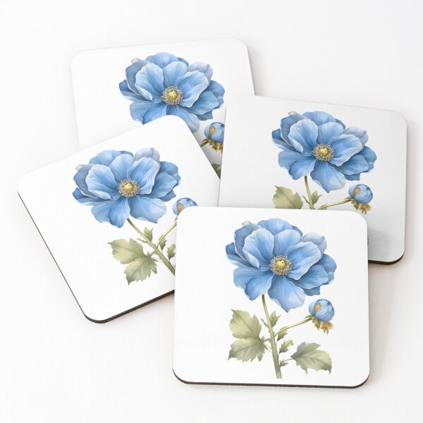 Item preview, Blue Himalayan Poppy (Meconopsis betonicifolia) designed and sold by HOMETOWN86.