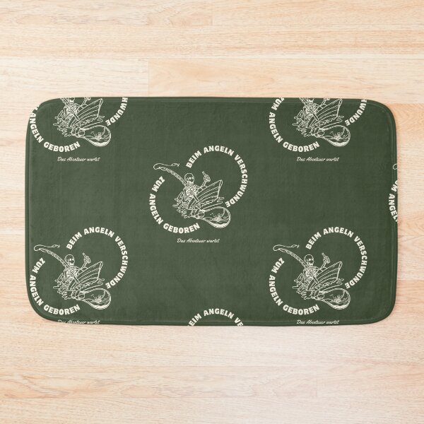 Item preview, Beim Angeln verschwunden - Zum Angeln geboren - Das Abenteuer wartet | Green Background designed and sold by RM-Journey.
