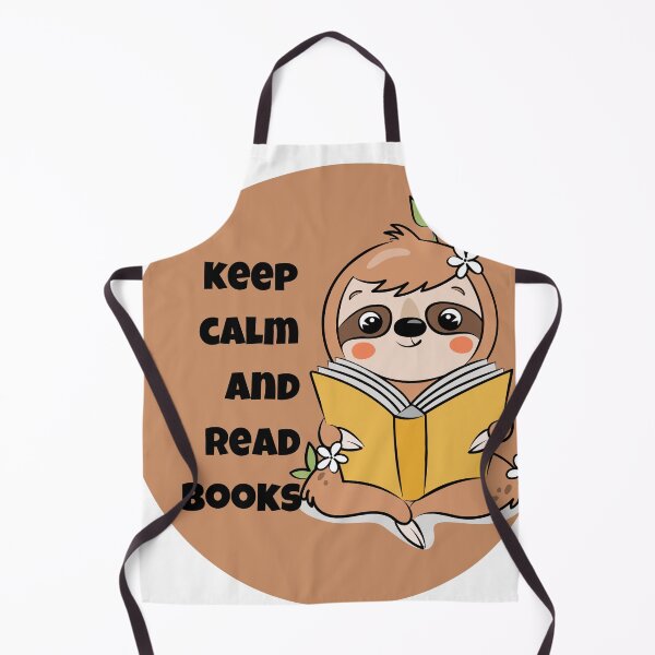 Item preview, Keep calm and read books | sloth reader designed and sold by Mimi Y..