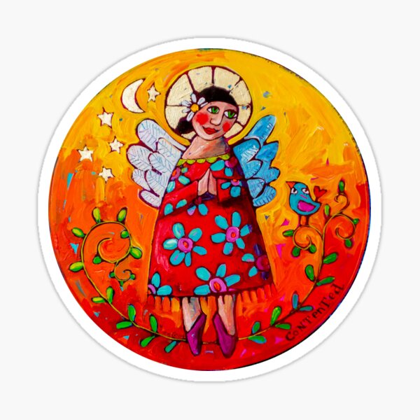 Contented Sticker