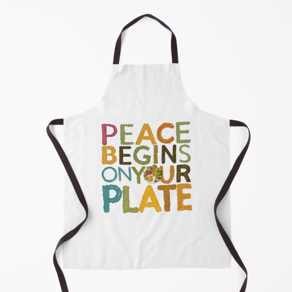 Item preview, Peace begins on your plate designed and sold by veganeats.