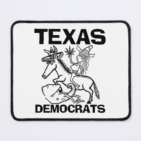 Item preview, TEXAS ~ DEMOCRATS ~ DONKEY TRAMPLING ELEPHANT ~ (V-4-3) designed and sold by RodeoMalibu.