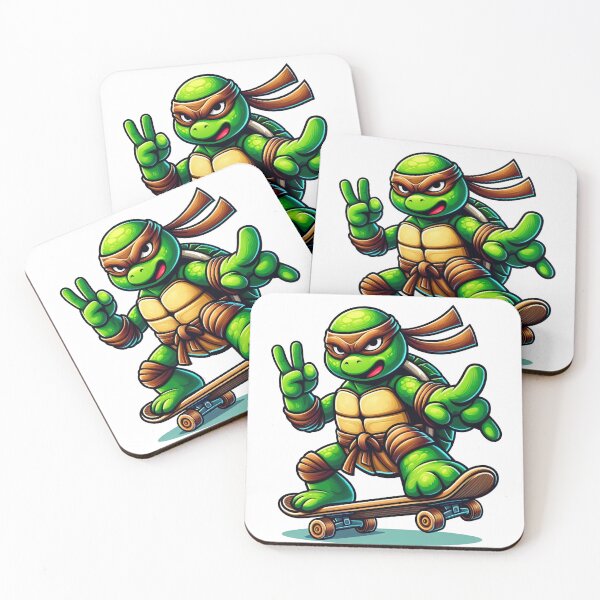 Item preview, Ninja turtle riding skateboard. designed and sold by MzulhilmiZam.