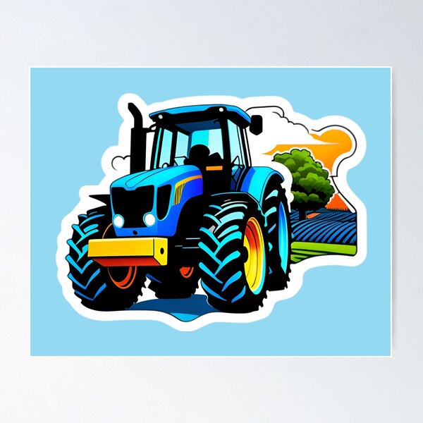 Artikelvorschau, Tractor On The Farm entworfen und verkauft von TheArtOfPat.