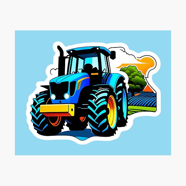 Artikelvorschau, Tractor On The Farm entworfen und verkauft von TheArtOfPat.