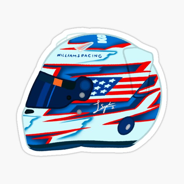 Item preview, Logan Sargeant 2024 Helmet  designed and sold by OriDraws.
