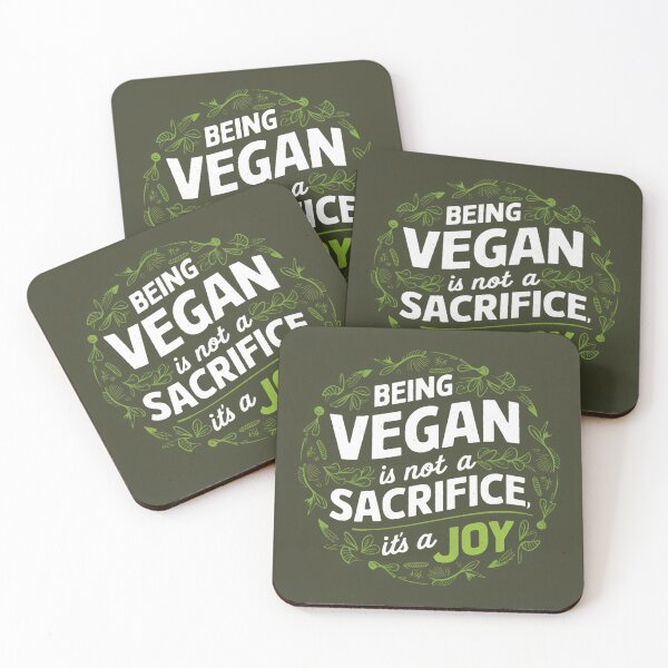 Item preview, Being vegan is not a sacrifice, its a joy designed and sold by veganeats.